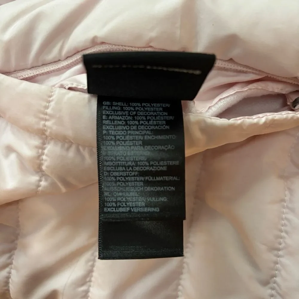 The North Face pink and gray reversible jacket Girls XL
